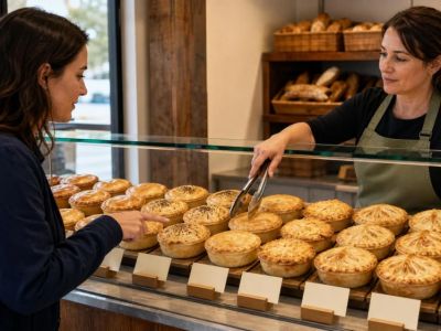How to Order an Australian Meat Pie at a Bakery