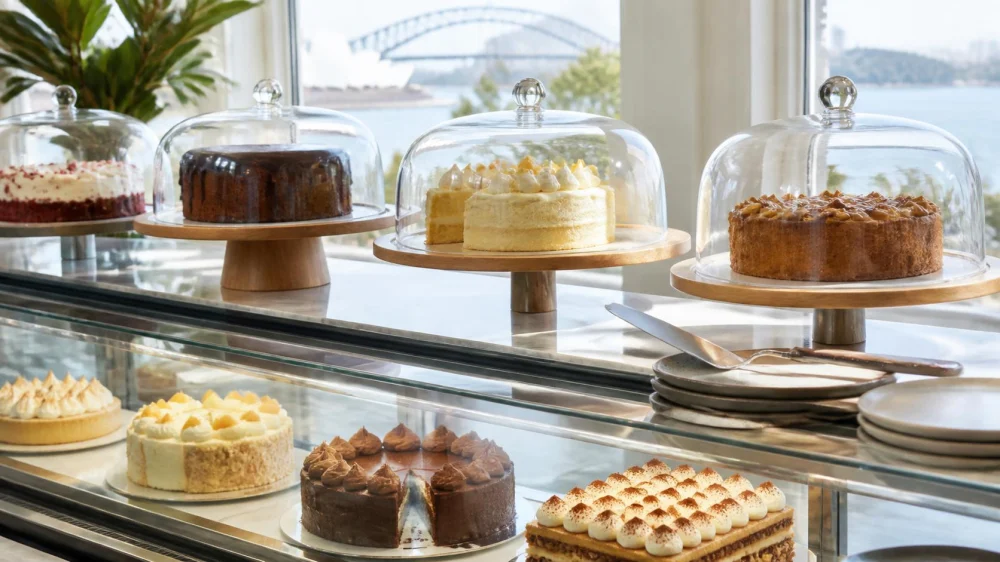 Australian Café Cake Display: Ask About Allergens, Slices, and Storage