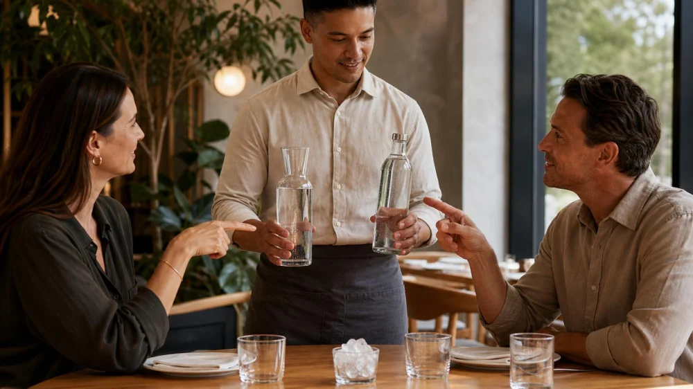 Australian Restaurant Water: Tap, Still, Sparkling, and Charges