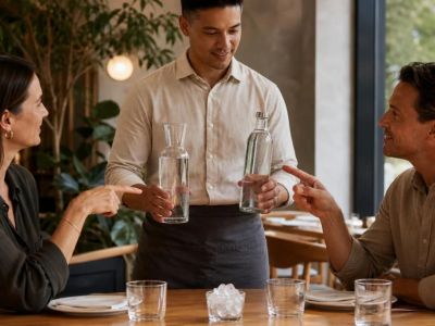 Australian Restaurant Water: Tap, Still, Sparkling, and Charges