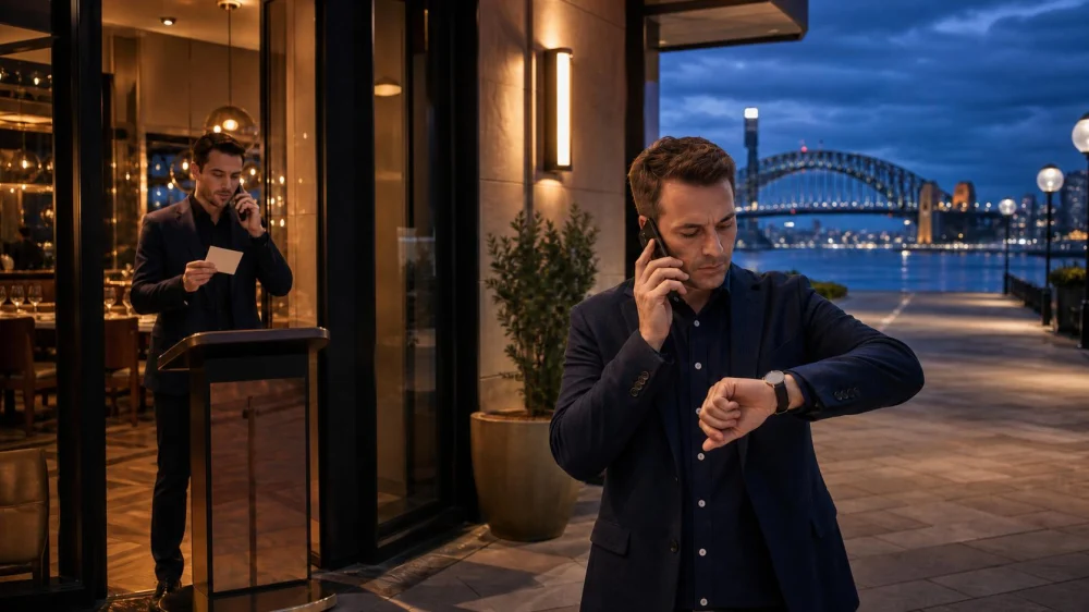 Sydney Restaurant Late Arrival: Call, Confirm, and Replan
