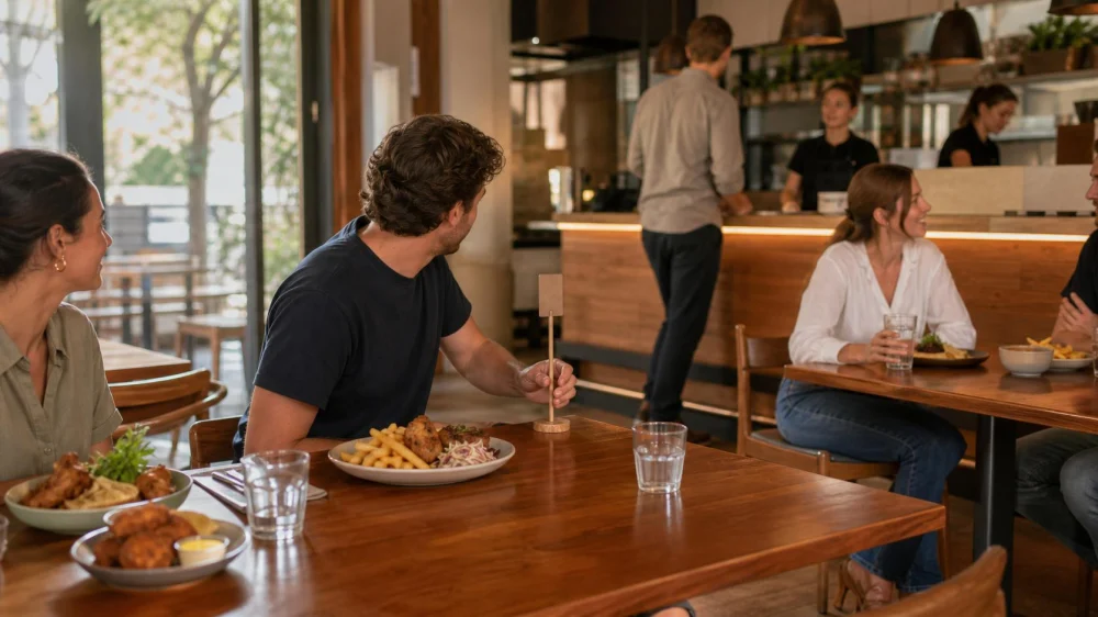 Australian Pub Meal Guide: Order Point, Table Number, Sides, and Service