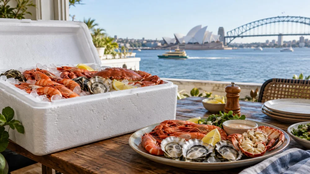 Sydney Seafood Takeaway: Ice, Travel Time, and Storage