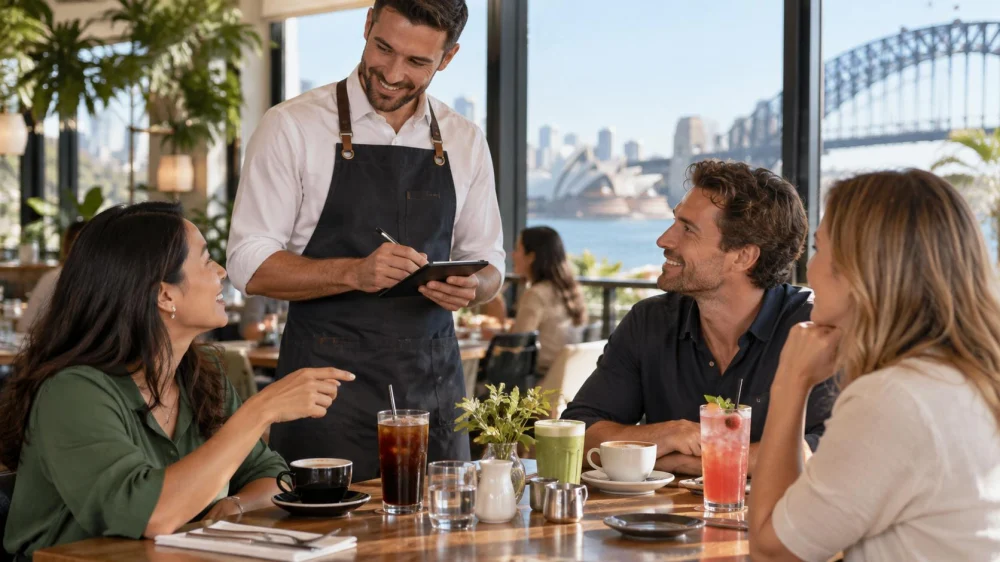 Sydney Restaurant Beverage Choice: Caffeine, Sweetness, and Size