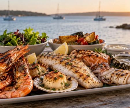Australian Seafood Grill: Species, Doneness, and Sides